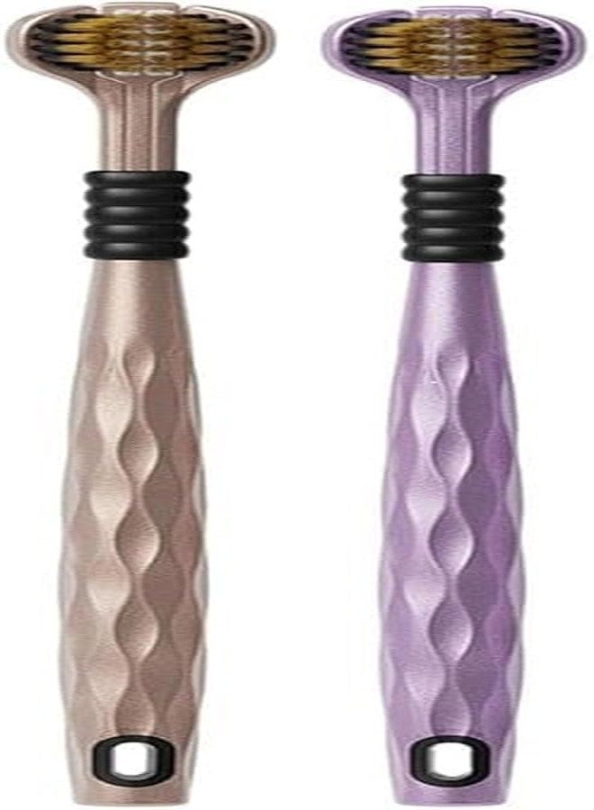 ERITIN 3-Sided Toothbrush Ultra Soft Bristles for Deep Cleaning,Triple Action Manual Toothbrush | Triple Head Design for 360° Cleaning | Eco-Friendly & Gentle on Gums (Pack of 2) - Image 1